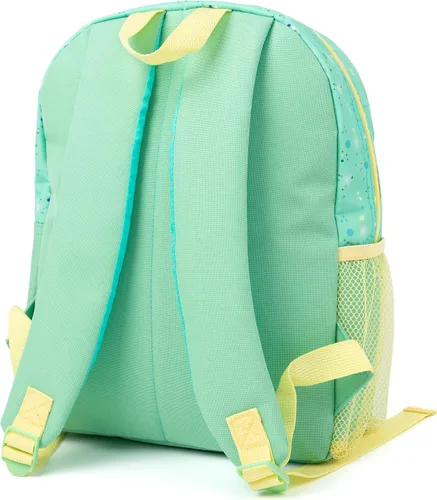 Vista 3 de Disney Tinker Bell - Mochila con purpurina verde con correas ajustables para niñas, Verde, Tamaño único