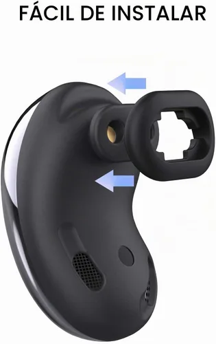 Vista 5 de AhaStyle Galaxy Buds Live - 6 pares de auriculares de silicona Negro para Galaxy Buds Live