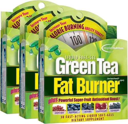 Vista 9 de Applied Nutrition Quemador de grasa de té verde - 30 geles blandos líquidos