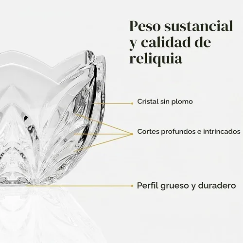 Vista 6 de Godinger Cuenco cuadrado - Cristal Shannon