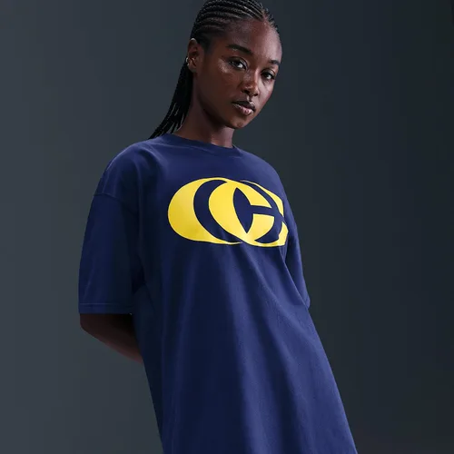 Vista 4 de Nike Caitlin Clark - Camiseta de baloncesto (azul marino medianoche/amarillo)