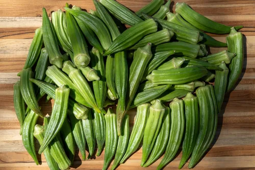 Vista 3 de Plant Good Seed Semillas orgánicas de Okra Cajun Jewel – Paquete de 40, semillas tradicionales para plantar verduras – Suministros de jardinería