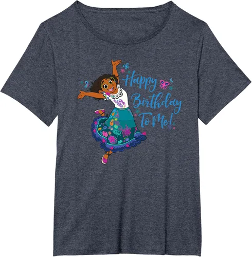 Vista 40 de Disney Camiseta Encanto Mirabel Madrigal ¡Feliz cumpleaños a mí! Negro