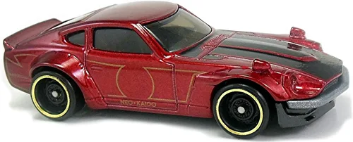 Vista 2 de Hot Wheels 2018 50 aniversario Nightburnerz Custom Datsun 240Z 140/365, granate