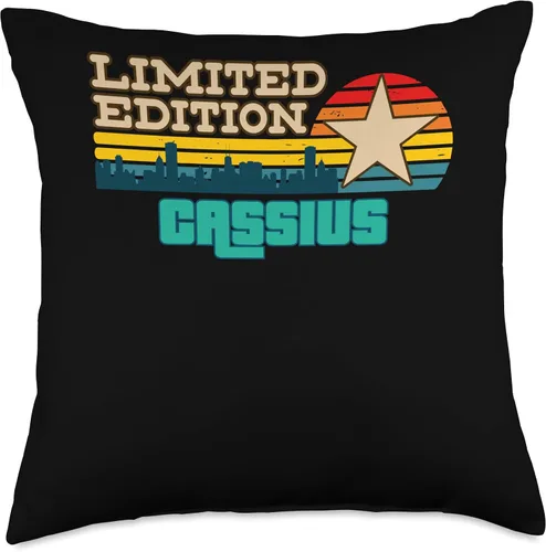 Vista 4 de Limited Edition Elian Retro Radio Cassette Name Throw Pillow