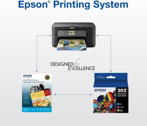 Vista 6 de Epson 202 Claria Ink Cartucho negro de capacidad estándar (T202120-S) funciona con Workforce WF-2860, Expression XP-5100