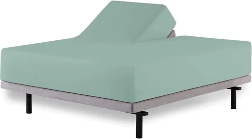 Vista 11 de Sábana bajera ajustable tamaño cuna, 100% algodón egipcio, bolsillo profundo, sábana bajera ajustable para cuna de 33 x 75 pulgadas, perfecta