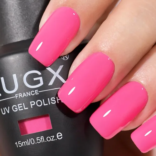 Vista 19 de L'UGX Esmalte de Uñas en Gel Negro Navideño 15ML (0.5 onzas líquidas) Removible Colores de Gel UV para Arte de Uñas Manicura y Pedicura DIY en Casa