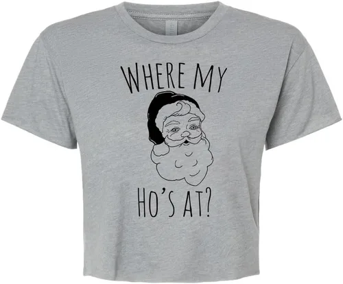 Vista 15 de Women's Screen Printed Crop Tee, Shirts With Sayings