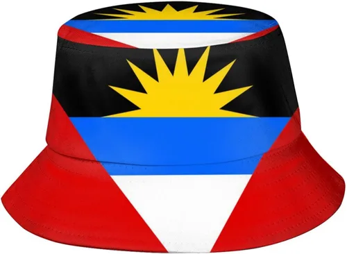 Vista 20 de Lindo sombrero de pescador con bandera divertida, plegable, a la moda, para exteriores, para mujeres, hombres, niños y niñas Bandera de Santa
