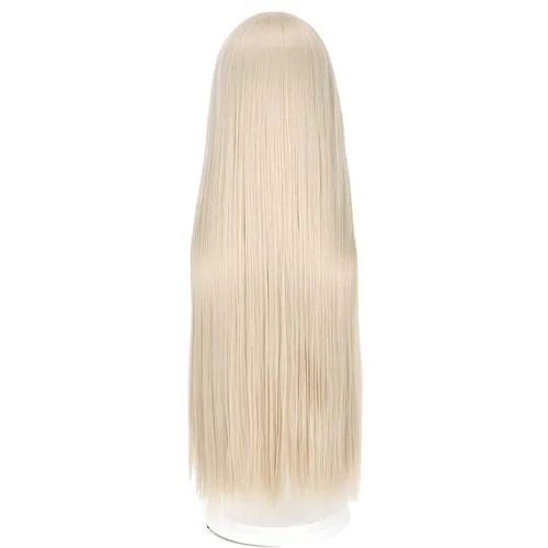 Vista 4 de Peluca de cosplay anime Momobami Ririka para Kakegurui gris largo pelo recto Halloween disfraz peluca