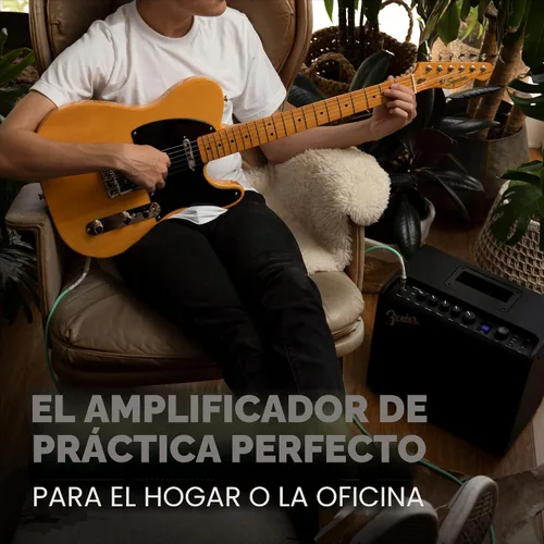 Vista 6 de Fender Mustang LT25 Amplificador de guitarra, amplificador combinado de 25 W, con 2 años de garantía, 30 efectos preestablecidos con interfaz