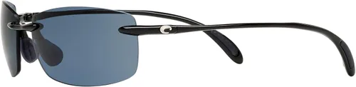 Vista 3 de Costa Del Mar Gafas de sol rectangulares de balasto para hombre, Gris