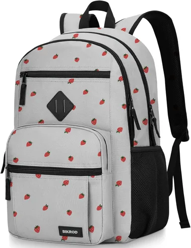 Vista 18 de BIKROD P28 - Mochila para portátil de 15.6 pulgadas, Beige, Moderno
