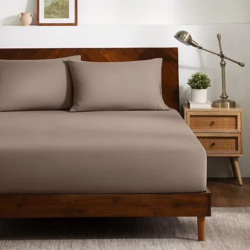 Vista 13 de Bare Home Juego de Sábana Bajera + Fundas de Almohada - Microfibra Ultra-Suave de Lujo 1800 - Doble Cepillado - Bolsillos Profundos - Ajuste Fácil
