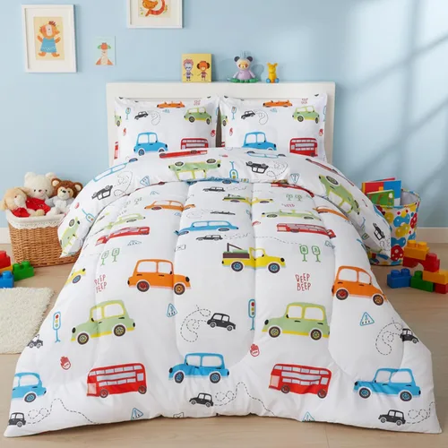 Vista 9 de Utopia Bedding - Juego de edredón reversible para todas las estaciones en negro y gris con 2 fundas de almohada, juego de ropa de cama de microfibra
