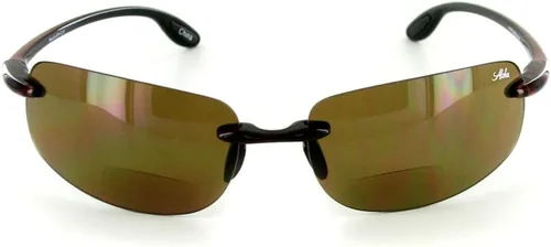 Vista 2 de Aloha Eyewear Oahu Sun Deluxe - Gafas de sol bifocales sin montura (tortuga con ámbar +2,50)