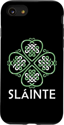 Vista 13 de Funda para iPhone 15 con nudo celta irlandés trébol festival festivo