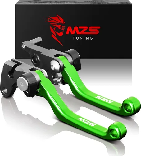 Vista 12 de MZS - Palancas de embrague y freno ajustables para motocicleta todo terreno, color negro, con mecanizado CNC, compatibles con YZ65 2018-2025 / YZ80