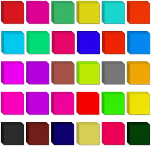 Vista 8 de Jyongmer 10800 piezas de papel de seda multicolor cuadrados, papel de seda de 2 pulgadas de colores para manualidades, papeles de seda arco iris