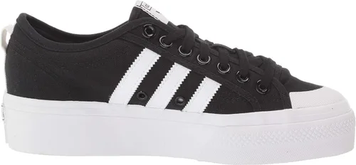 Vista 6 de adidas Originals Nizza - Tenis de plataforma para mujer, Blanco