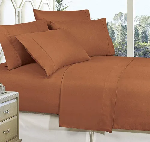 Vista 29 de CELINE LINEN Juego de sábanas de microfibra de 4 piezas prémium de calidad hotelera 1800, resistente a las arrugas - Ropa de cama de lujo ultra