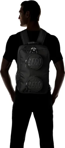 Vista 3 de LEGO Mochila de ladrillo Lego - equipaje de mano morado, Negro -, Mochila
