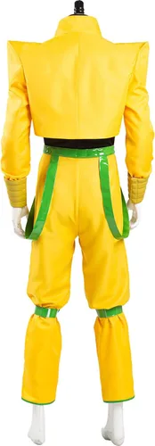 Vista 5 de CosplayCos Dio Brando - Disfraz de cosplay Dio, chaqueta y camisa, conjunto de traje