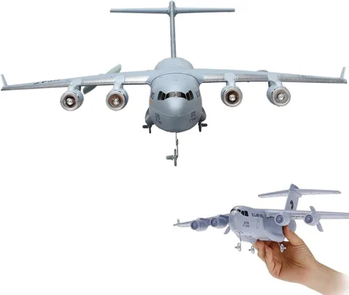 Vista 4 de Avión RC, avión de control remoto listo para volar, avión RC de 2 canales C17, avión de control remoto para niños, adultos, principiantes