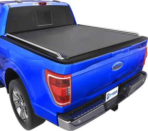 Vista 22 de Tyger Auto T1 Funda de caja de camioneta enrollable suave, compatible con Ford F-150 2004-2008, Lincoln Mark LT 2005-2008, cama Styleside de 5.5