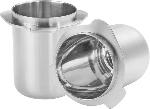 Vista 10 de Normcore Taza dosificadora portafiltro de 53.3mm - Acero inoxidable 304 - Negro mate - Revestimiento antiadherente Compatible con Breville Barista