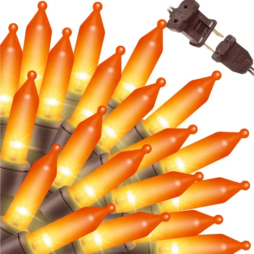 Vista 22 de Guirnalda de luces de Navidad rosadas, 100 unidades, 19.6 pies, mini luces de San Valentín, luces rosas impermeables para decoración de árbol