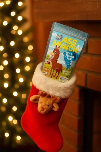 Vista 3 de Ass Munch Spicy Trail Mix - Divertido diseño de burro - Regalo de Navidad para marido - Regalos comestibles para hombres - Mezcla picante, fabricado