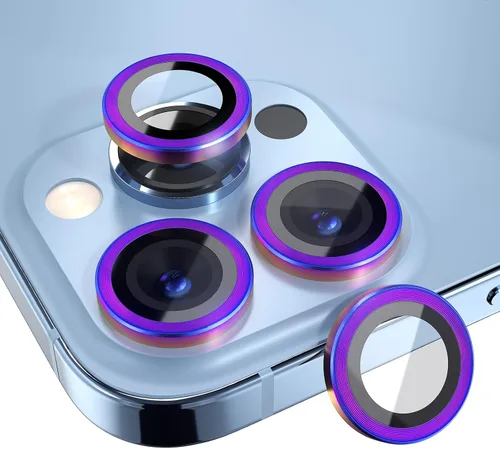 Vista 76 de Choiche Compatible para iPhone 16 Pro/iPhone 16 Pro Max Protector de Lente de Cámara, Vidrio Templado 9H Protector de Pantalla de Cubierta de Cámara