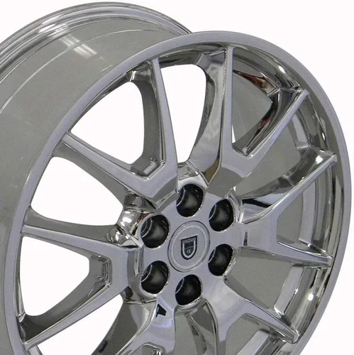 Vista 2 de OE Wheels CA12 - Llantas de 20 pulgadas para SRX Style 6 x 120 20 x 8 cromadas - Hollander 4709 (juego de 4)