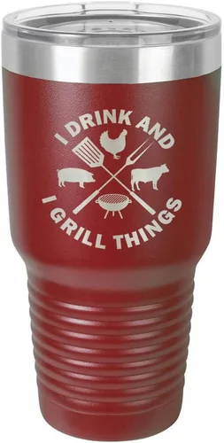 Vista 18 de Taza de viaje de acero inoxidable con diseño de Yeti Rambler