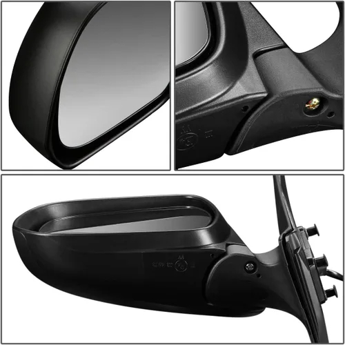 Vista 3 de DNA Motoring OEM-MR-TO1320282 Espejo retrovisor lateral del conductor/lado izquierdo con alimentación estilo de fábrica compatible con Toyota Tacoma