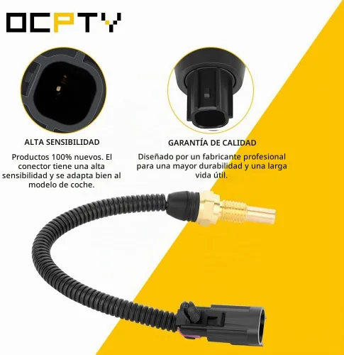 Vista 3 de OCPTY Sensor de temperatura del agua refrigerante 213-963 - Sensor de termostato para 2004-2005 para Buick Rainier, 2002-2005 para Chevy