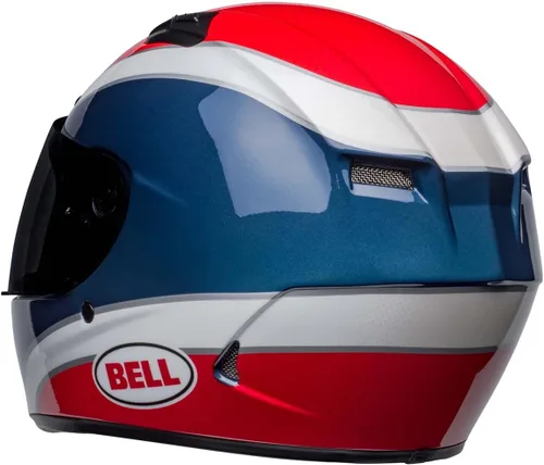 Vista 5 de Bell Moto Qualifier DLX MIPS Classic Gloss Navy/Red L