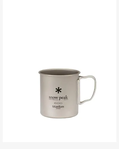Vista 12 de Snow Peak Taza japonesa de titanio 450 para acampar, mochilero, cocinar, beber, taza