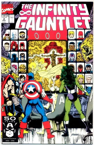 Vista 2 de Infinity guantelete #1-6 serie limitada completa (Marvel Comics 1991 - 6 cómics)