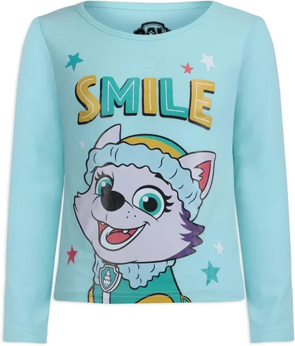 Vista 4 de Paw Patrol Nickelodeon Everest and Skye Girls 3 Pack Long Sleeve T-Shirts - BlueGreyPink