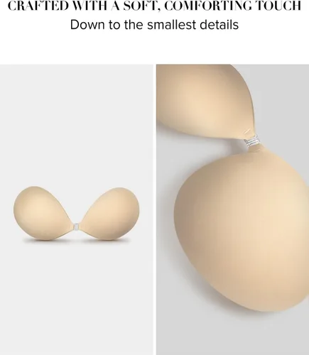Vista 6 de VOCH GALA Sticky Bra Push Up for Women, Strapless Backless Bra for WeddingPartiesEvents, Comfortable Adhesive Bra