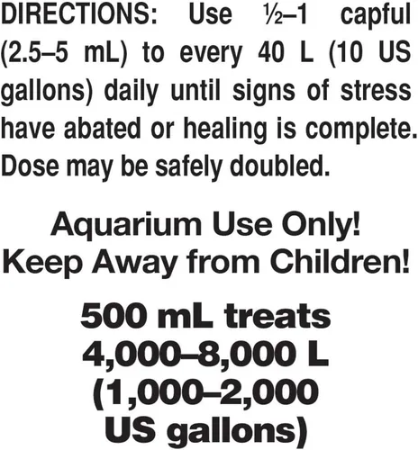 Vista 7 de Seachem Estabilizador para acuario de estabilidad (2 litros) + capa protectora StressGuard Slime (16.9 fl oz)