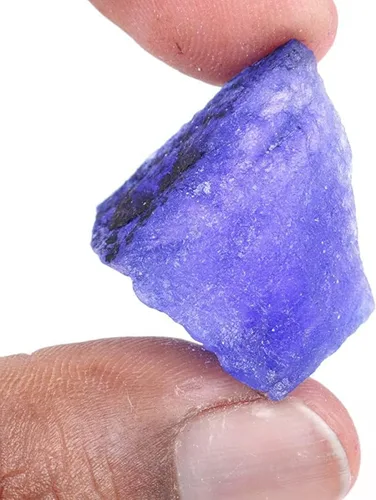 Vista 2 de REAL-GEMS Cuentas de piedras preciosas para collar 12.45-65.00 Collar de cuentas de cristal de zafiro azul para mujeres y hombres, Piedra, Zafiro