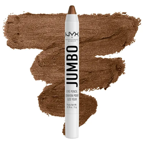Vista 23 de NYX PROFESSIONAL MAKEUP Lápiz de Ojos Jumbo, Barra de Sombra de Ojos Mezclable y Lápiz Delineador - Black Bean (Negro)