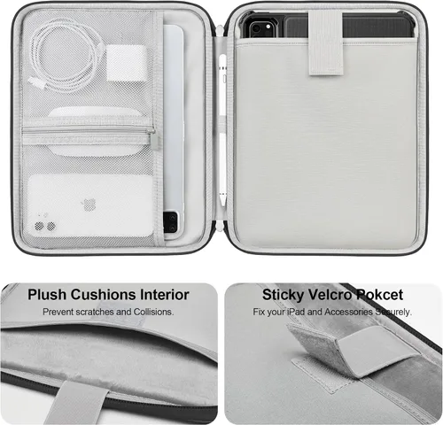 Vista 3 de Lacdo Funda de transporte para tablet iPad A16 de 11 pulgadas, iPad Air M4 M3 M2 de 11 pulgadas, iPad Pro M5 M4, iPad de 10.9 pulgadas, iPad de 10.2