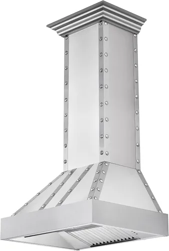 Vista 3 de ZLINE - Campana extractora para montaje en pared de 36 pulgadas de acero inoxidable satinado (655-4SSSS-36)