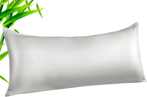 Vista 21 de Fundas de almohada tamaño estándar paquete de 2, fundas de almohada de rayón de bambú refrescantes con cierre de sobre, fundas de almohada frescas