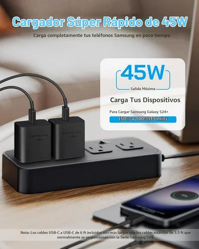 Vista 3 de AISNI Cargador USB C de 45 W Tipo C Bloque de carga rápida